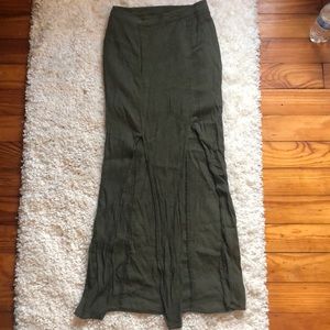 Long Skirt With Slit